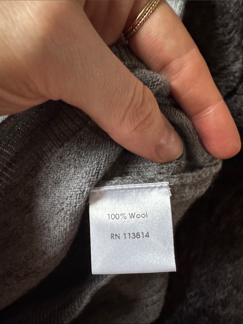 Billy Reid Men's Heather Gray V-Neck Sweater - Picture 2 of 4